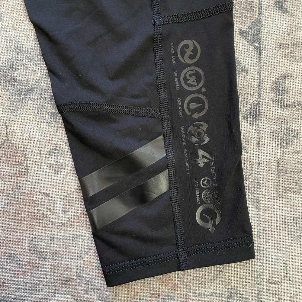 Virus Compression Crop Workout Pant Black - Picture 4 of 6